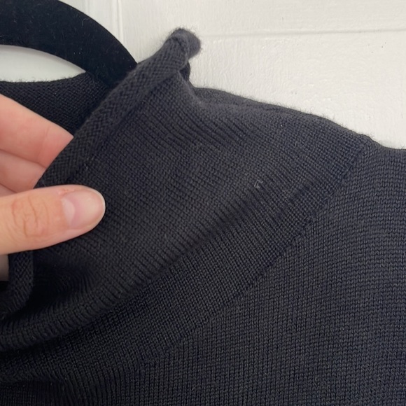 Aritzia Wilfred Black Knit Maxi Dress | M - Picture 6 of 8